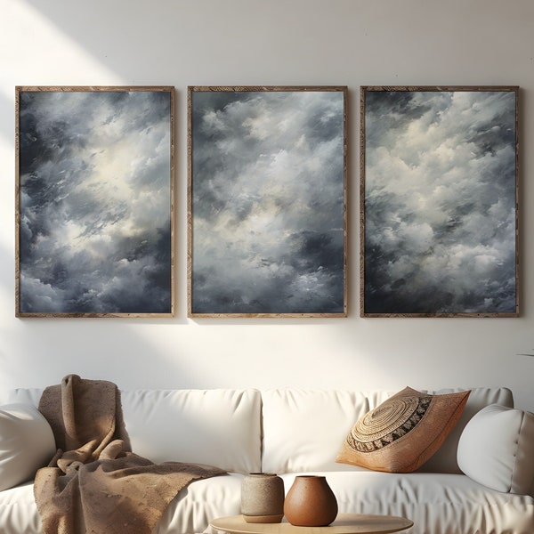 Blue and Grey Decor - Etsy