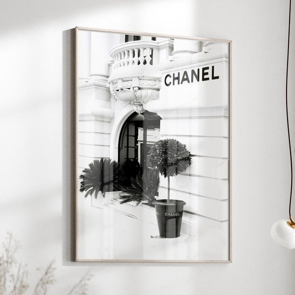 Paris Fashion Photography Designer Fashion Wall Art Black and White Hypebeast Decor Fashion Print Glam Vintage Wall Art Home Decor Living