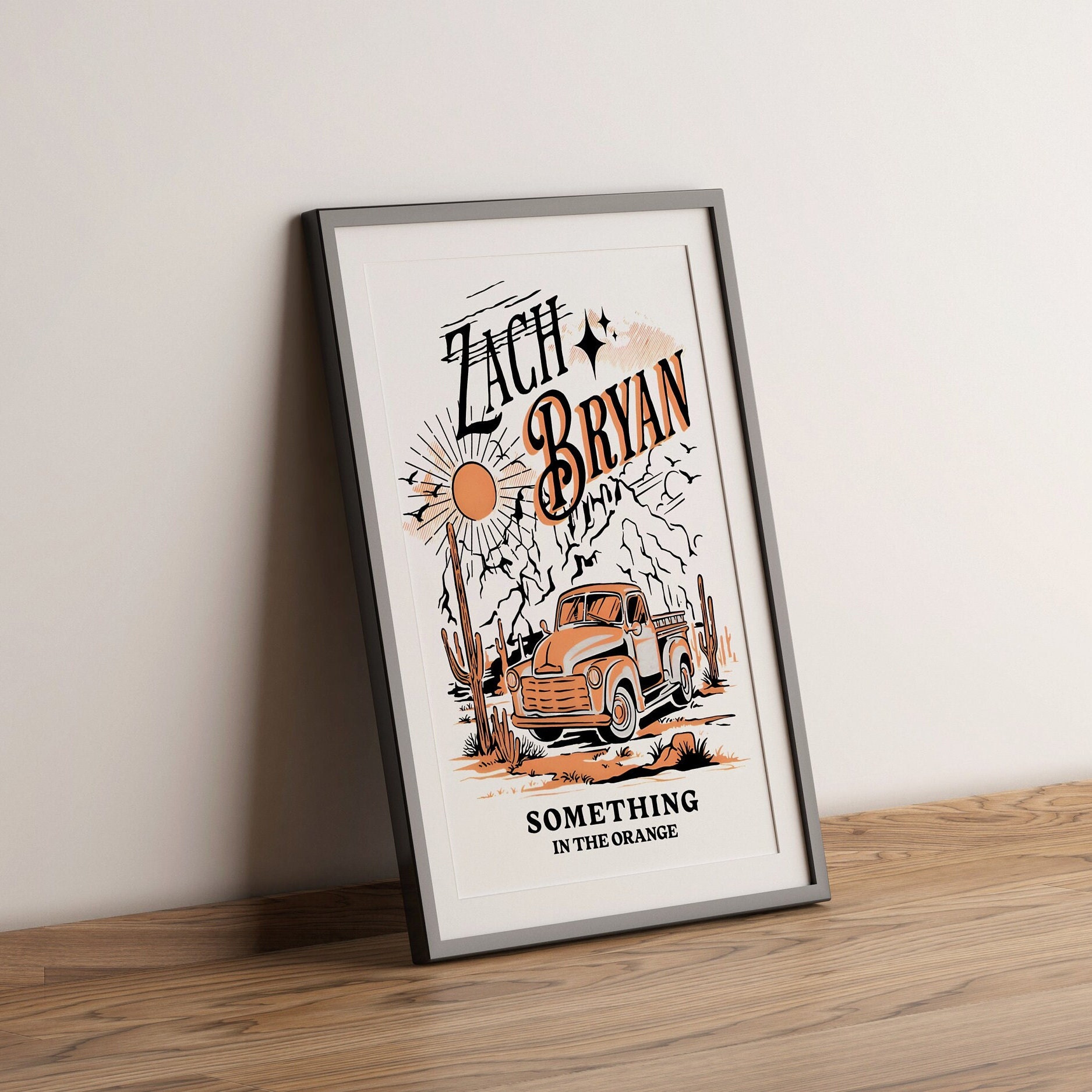 Zach Bryan Poster Zach Bryan Album Art Zach Bryan Something in the