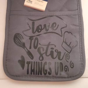 Pot Holders with pockets and cute sayings