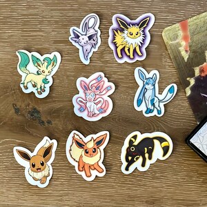 Eevee Evolution Stickers · Maneki Neko Art · Online Store Powered by  Storenvy