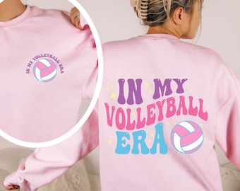 Volleyball Era Sweatshirt, Volleyball Player, Volleyball Sweater, Volleyball Crewneck, Retro Volleyball Shirt, Game Day Shirt, Spirit Wear