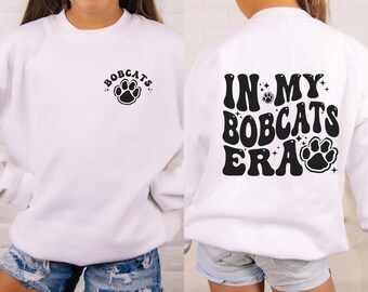 Youth Bobcats Sweatshirt, In my Bobcats Era Sweatshirt, Bobcats Hoodie, Kids Sweatshirt, School Mascot, School Spirit Hoodie