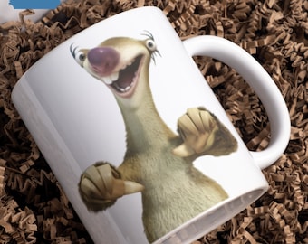 Ice Age Character Themed Mugs, Cartoon Character Mugs