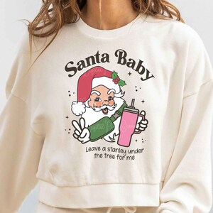 Santa Claus PNG, Christmas Sublimation DesigN, Christmas flowers, preppy santa png, groovy christmas png, png