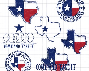 Texas Komm und nimm es SVG PNG, Stacheldraht (Digitaler Download)