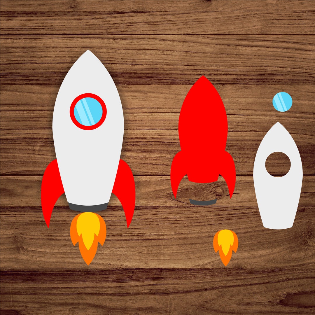 Space Rocket SVG, Rocket Clipart, Rocketship Svg, Rocket Svg, Rocket