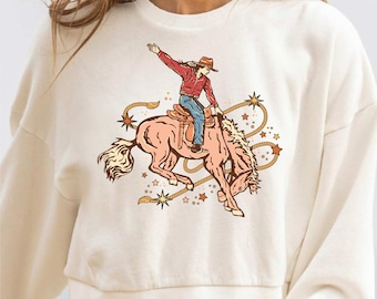 Retro cowgirl rodeo png, clipart wilde westen paard (digitale download)