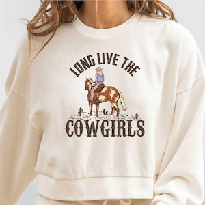 Long Live The Cowgirls Png, Retro Sublimations, Western Sublimations, Designs Downloads, PNG, Shirt Design, Sublimation digital Download