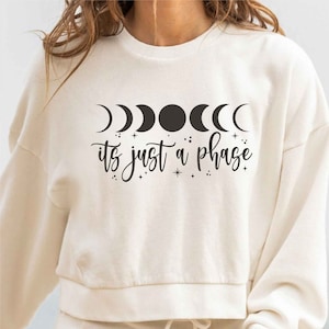 Just a phase moon phases SVG PNG, Boho Inspirational Svg, Positive Affirmations Svg, Kindness Svg, Hustle Svg, Empowered Women Shirt svg