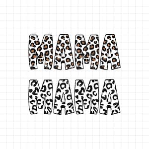 Leopard Mama SVG PNG DXF bundle, Leopard Print svg, mama leopard png, mom life svg, mom svg, cheetah mom svg, mommy svg, Trendy mama svg