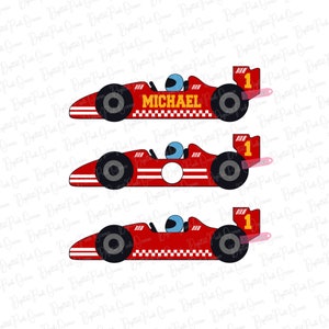 Raceauto SVG PNG, verjaardag raceauto, retro raceauto, raceauto clipart, raceauto PNG, rode auto, trendy auto svg, instant digitaal, raceauto