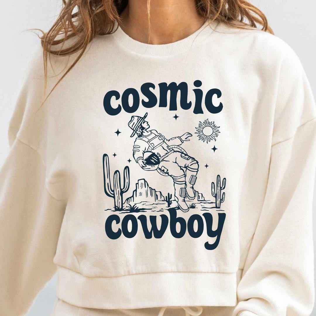 Cosmic Cowboy Png, Space Cowboy Png, Western Country Png, Trendy ...