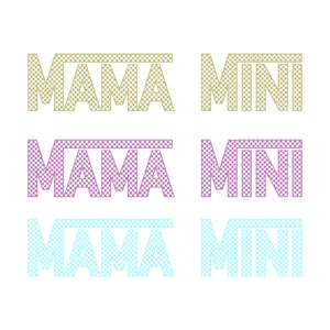 Retro Checkered Mama Mini PNG, Trendy Design (digital Download) - Etsy