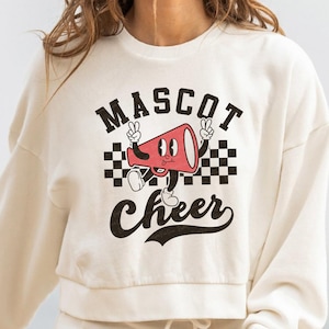 Cheer Png, cute mascot png, Cheerleader, Cheerleading shirt png, Megaphone Mascot, Cheer Cone, Cheer Team Shirt, Cheer mascot png