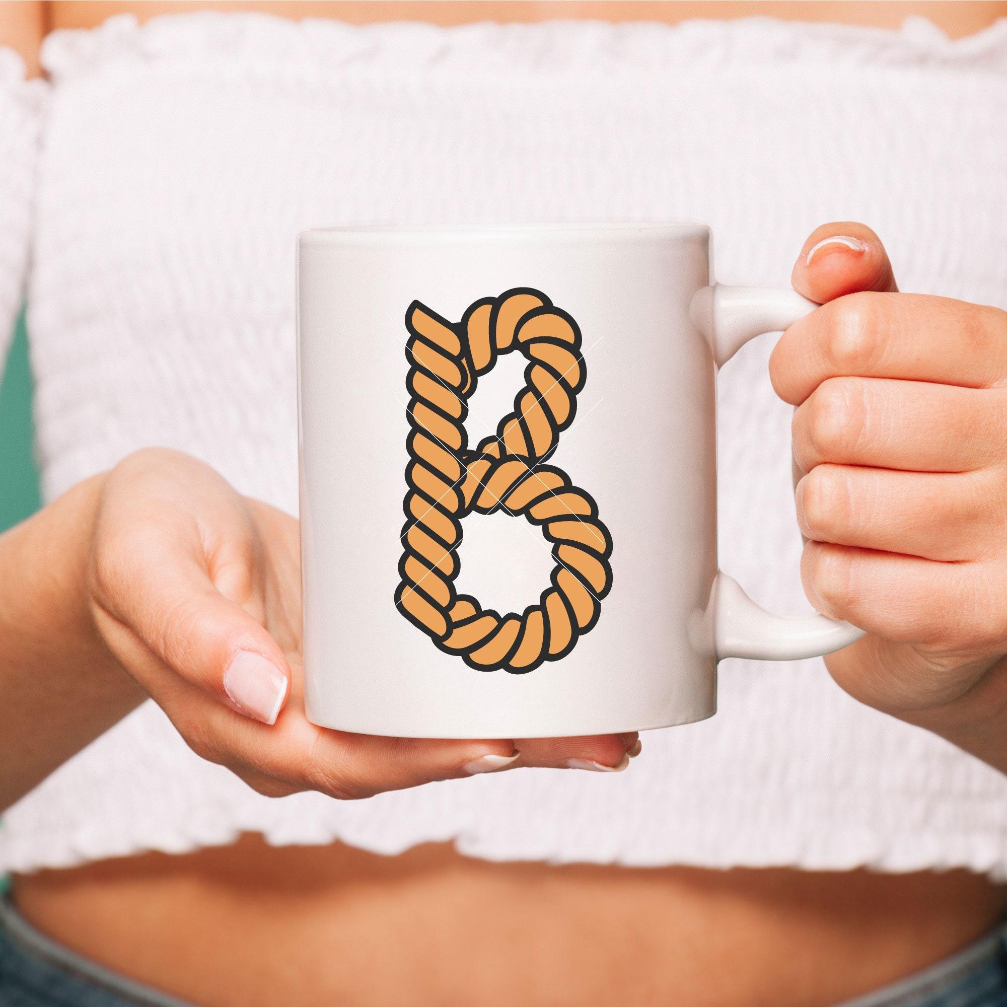 Rope Letters SVG PNG DXF, Rope Alphabet Svg, Western Cowboy Rope Font ...