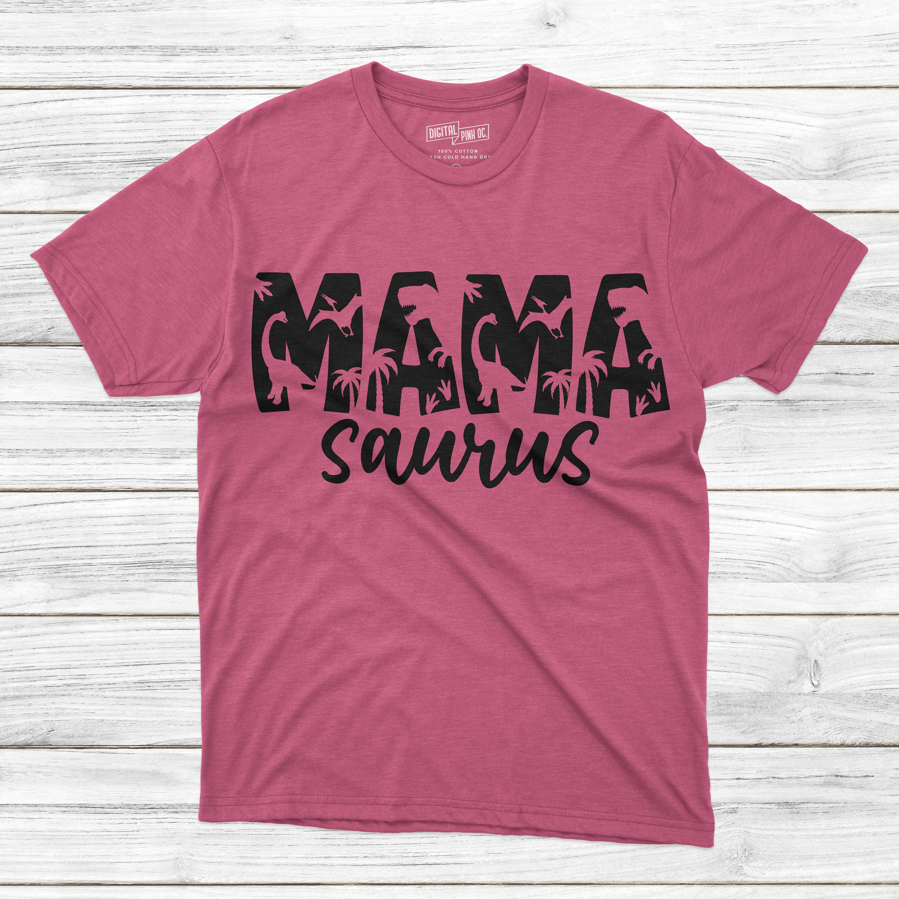 Mama Saurus Dino SVG, Mom Shirt Design (SVG File) - Etsy