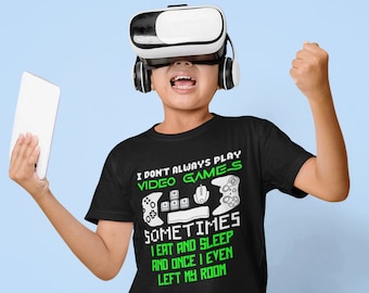 Funny Kids Gamer Shirt, T Shirt For Gamer, Gamer Boys Gaming Shirt, Teenager Gamer Gift, Christmas Gift Top