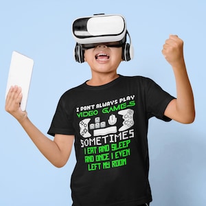 Funny Kids Gamer Shirt, T Shirt For Gamer, Gamer Boys Gaming Shirt, Teenager Gamer Gift, Christmas Gift Top