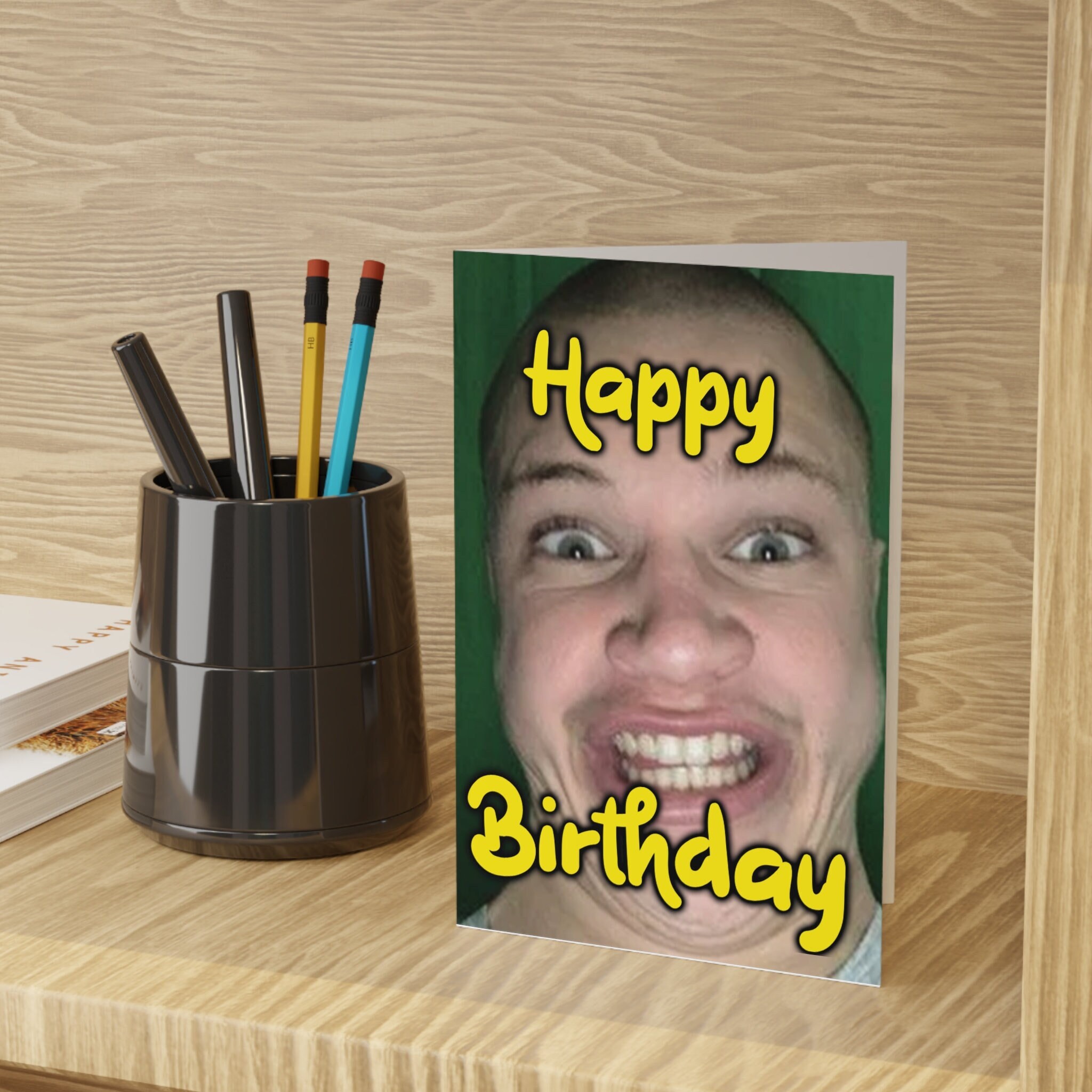 Jynxzi Birthday Card, Greeting Card With Envelope, Funny Image for