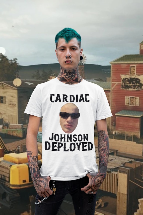 Jynxzi Cardiac Johnson Deployed With Glasses T-shirt Funny Jynxzi