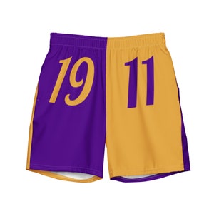 2-Toned Que 1911 Swim Trunks