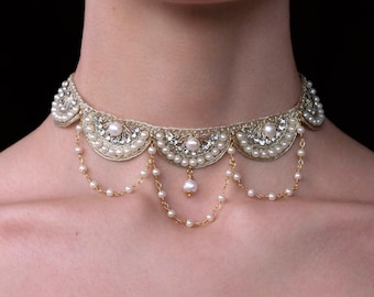 Janessa Choker • Gemstone Beaded