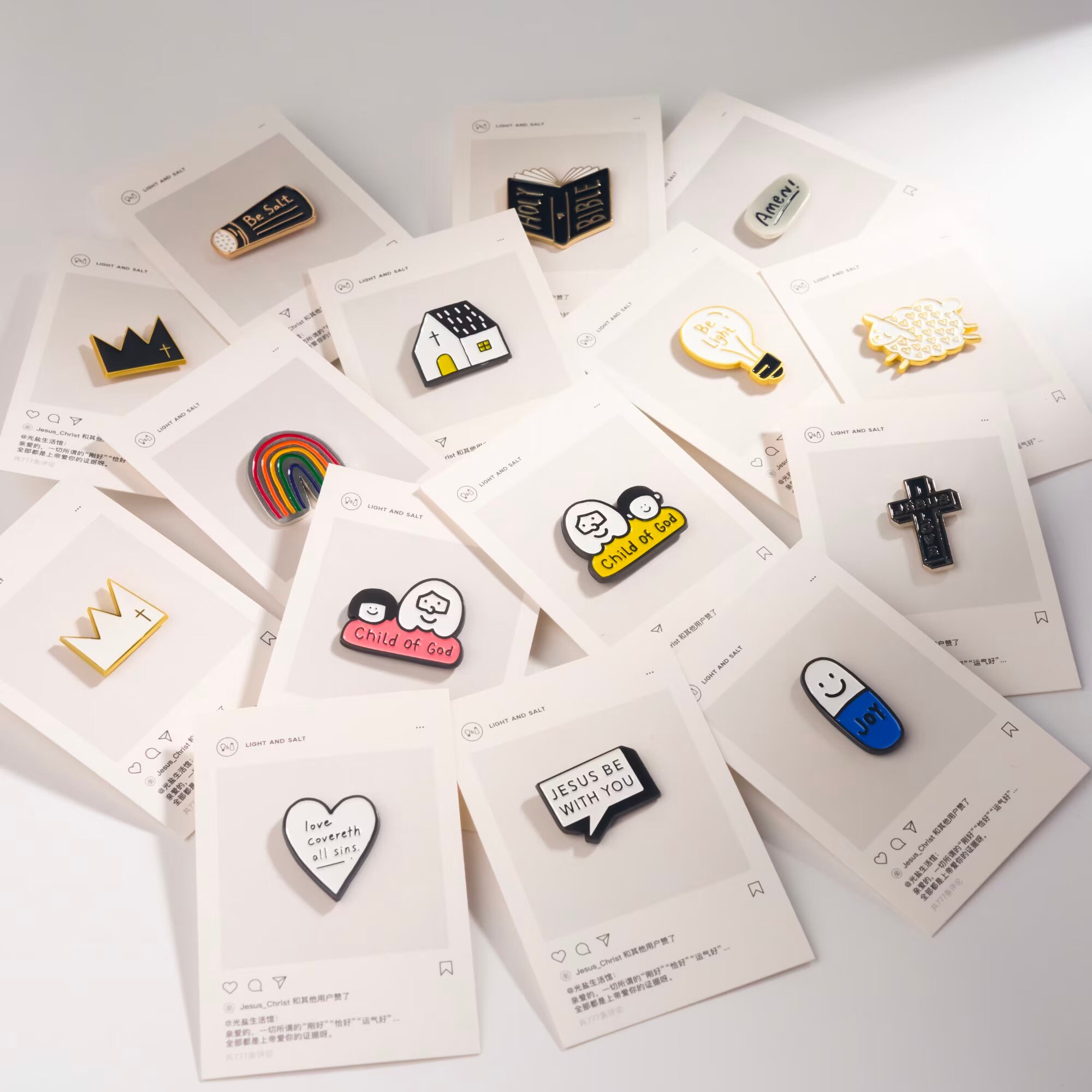 Salt and Light Christian Enamel Pin God Jesus Christ Etsy