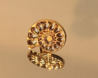 Nautilus-messing broche | Speld | Delicaat accessoire | Cadeau | Uniseks