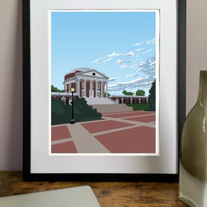 The Rotunda at Dusk, University of Virginia