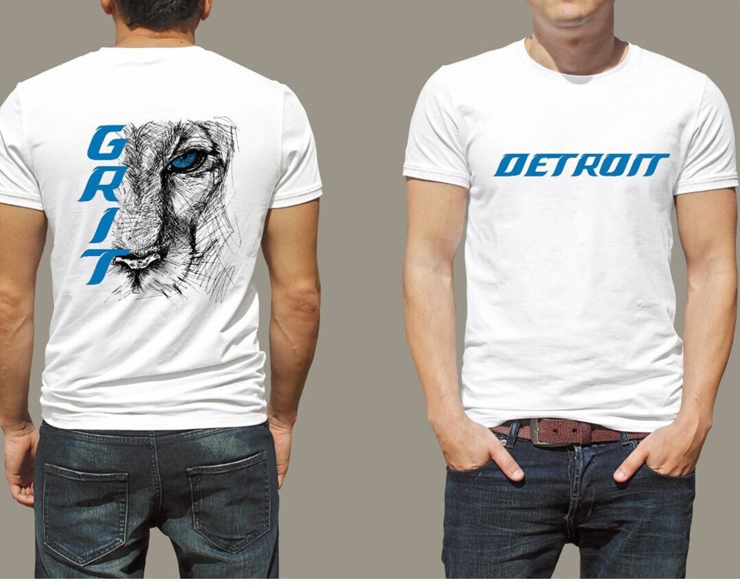 Detroit Lions Grit Tshirt, Motor City Grit Tshirt, Detroit Lions Tshirt