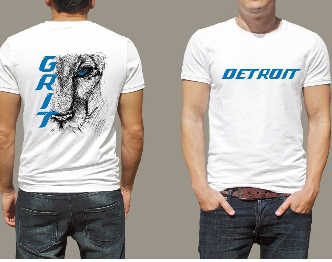 Detroit Lions Grit Tshirt, Motor City Grit Tshirt, Detroit Lions Tshirt