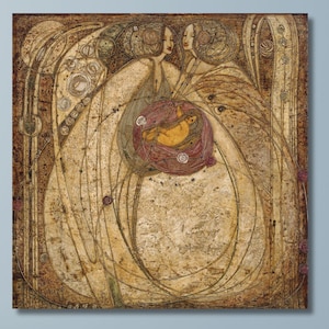 Margaret Macdonald Mackintosh Canvas Wall Art Margaret Macdonald Prints, Mackintosh Poster Mackintosh Gift Arts Ready To Hang art 1