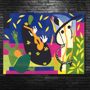 Henri Matisse,Matisse Print  Sorrow of the King 1952 Canvas,Henri Matisse Poster,Henri Matisse Abstract Art ,Wall art canvas 39
