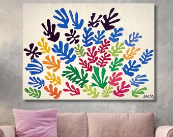 Henri Matisse Print Sprey of Leaves on Canvas,Henri Matisse Artworks Reproduction,Henri Matisse Canvas,Henri Matisse Poster,Wall Decor 10