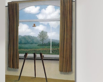 La Condition Humaine René Magritte Museum Quality Oil Painting