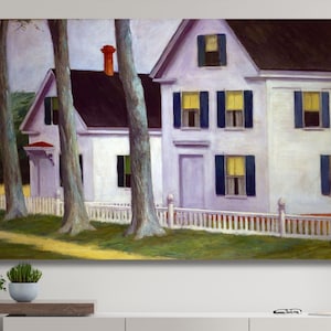 Edward Hopper-Druck Zwei Puritaner auf Leinwand, Edward Hopper-Kunstwerke, berühmte Gemälde, Giclée-Wandkunst 33