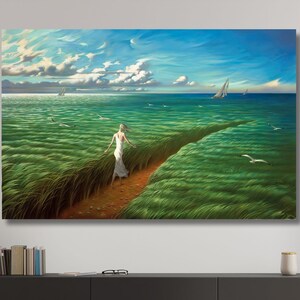Vladimir Kush Print on Canvas,Vladimir Kush Painting,Vladimir Kush Surreal Art,Vladimir Kush Artworks,Home Decor,Wall art canvas 8