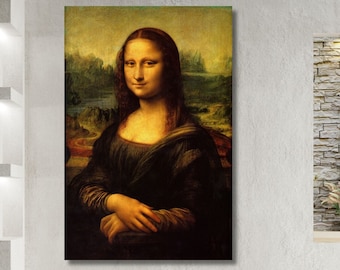 レオナルド・ダ・ヴィンチ - モナ・リザ (1503) - 古典絵画の複製