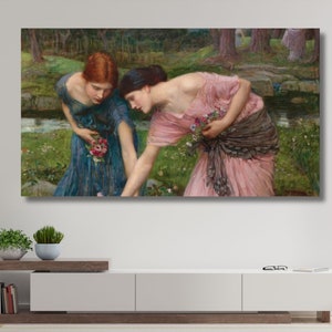 John William Waterhouse Print on Canvas,J.W.Waterhouse Print,J.W.Waterhouse Painting,John W.Waterhouse Art Reproduction,Vintage Art 3