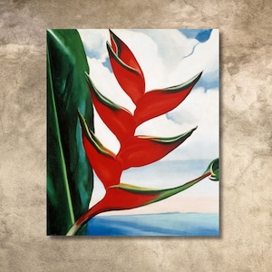 Georgia O&#39;Keeffe Print  Flower on canvas,Georgia O&#39;Keeffe Wall Art, Georgia O&#39;Keeffe Painting ,O&#39;Keeffe Canvas Ready To Hang 37