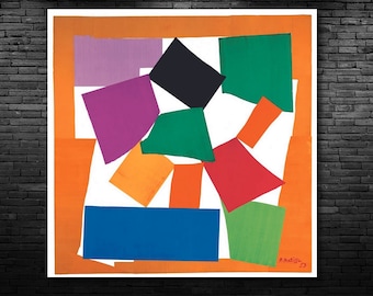 Henri Matisse The Snail 1953 Canvas Print Wall Art matisse Poster works henri-matisse-the-snail-1953-canvas-print-wall-art-matisse-poster-works