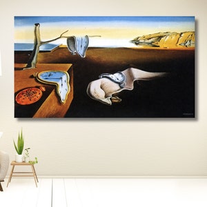 Salvador Dali Print Melting Watches Clocks Wall  Art,Melting Watches Poster Print,Salvador Dali Painting ,Home Decor,Wall Decor 7