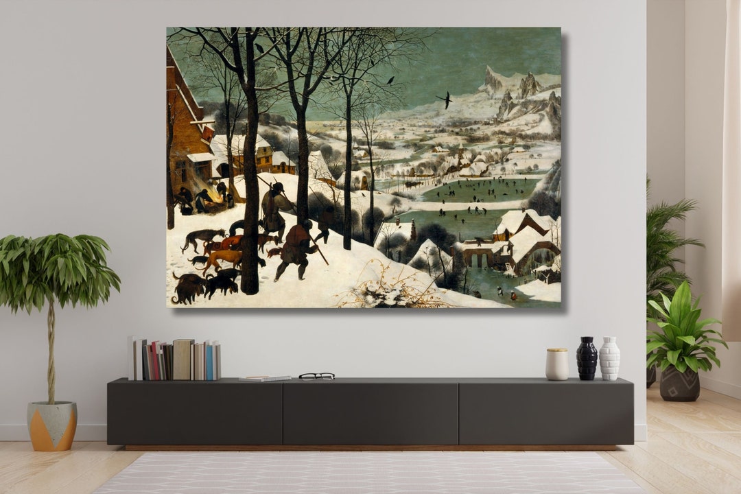 MyPuzzle Premium 500 Piece Jigsaw Puzzle - 'Hunters In The Snow 1565' By Pieter Bruegel The Elder