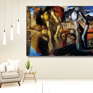 Salvador Dali Metamorphosis of Narcissus Poster 1937, Salvador Dali Print, Surrealism art, Salvador Dali Canvas, Famous Wall Art Home Decor4
