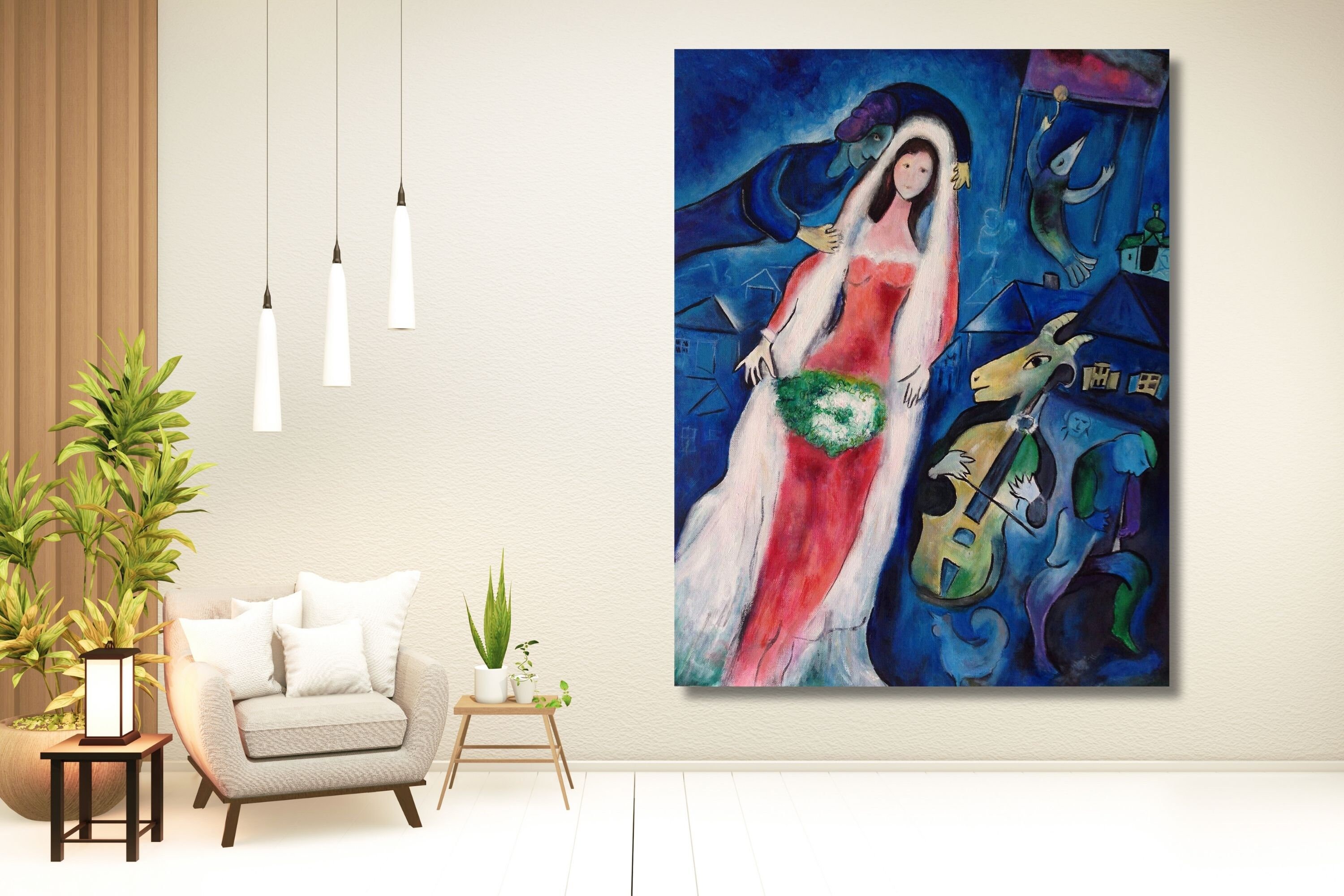 Marc Chagall、La Mariee de Notre-Dame