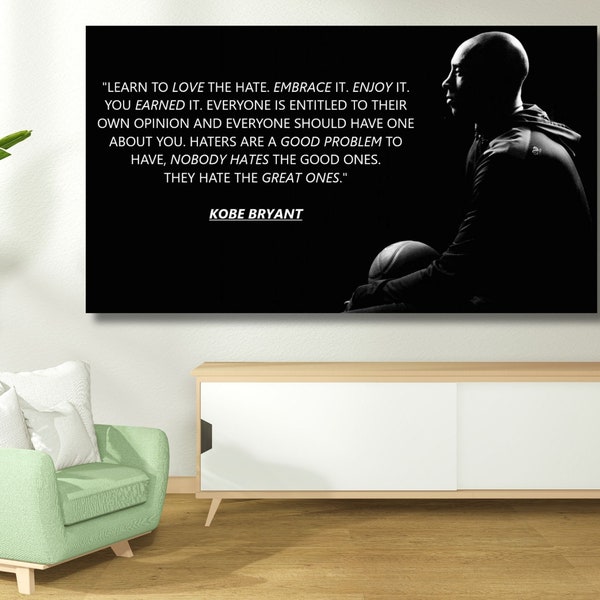 Kobe Bryant Canvas Etsy