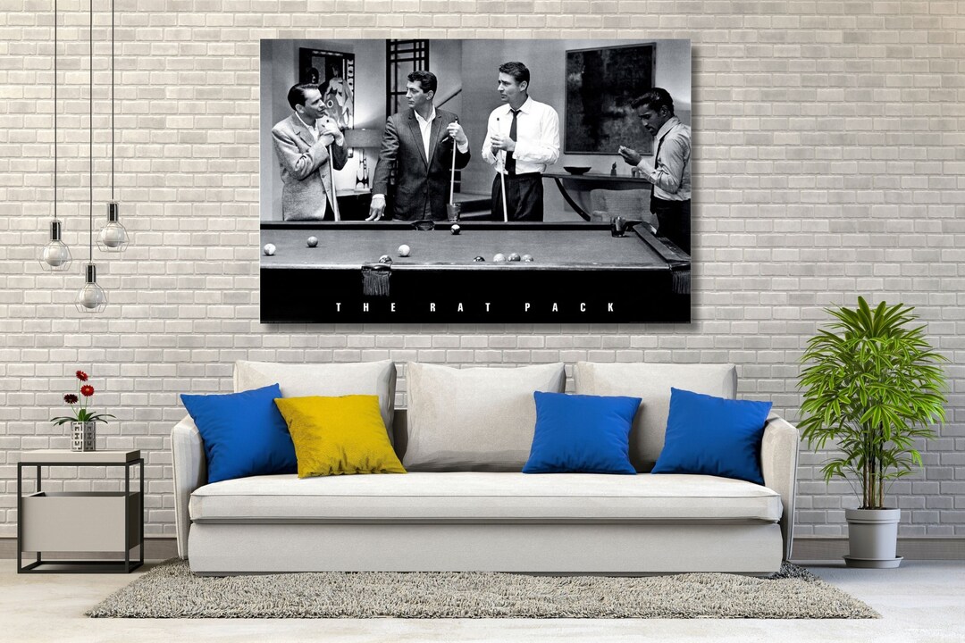 The Rat Pack Canvas Art, Frank Sinatra, Dean Martin, Sammy Davis Jr. et