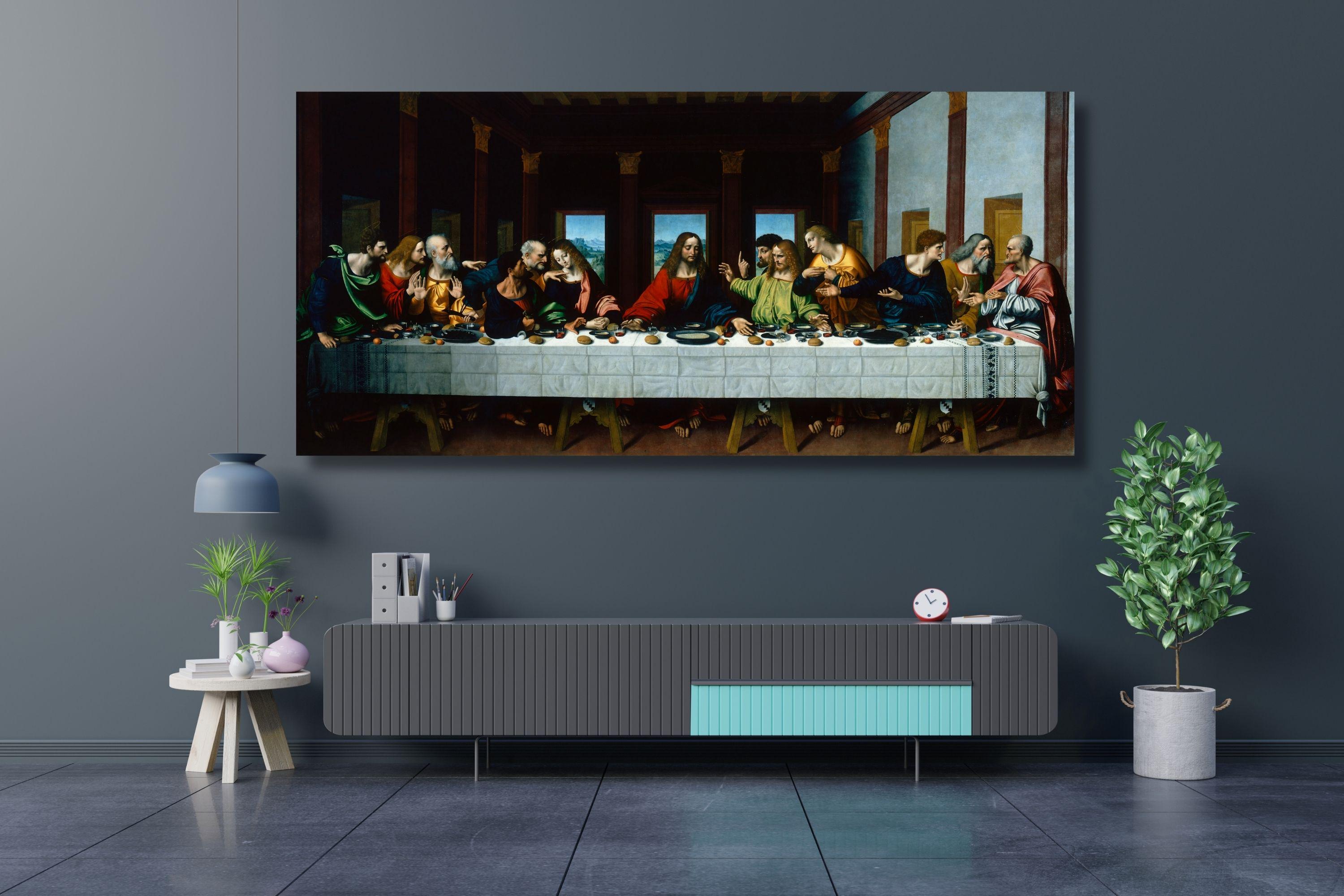 The Last Supper by Leonardo Da Vinci Art Print Canvas Wall Art 8 - Etsy ...