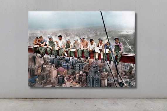 Lunch Atop A Skyscraper Poster, Famous Photo Print From 1932
